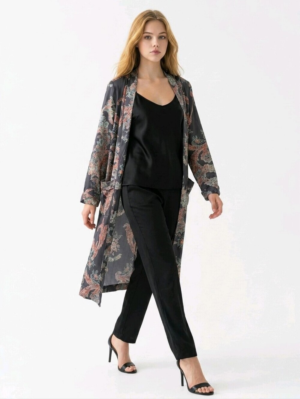 HP. Aritzia Wilfred Pilier Satin Duster/Kimono Size XS